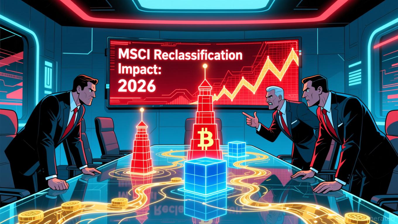 Bitcoin News Update: Traditional Finance Tightens Grip: MSCI Faces $8.8B Crypto Withdrawal Risk image