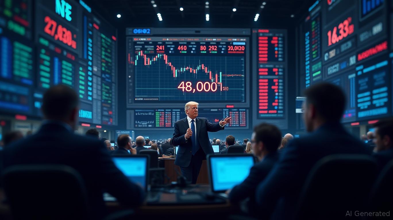 Fed Interest Rate Reductions and Reduced Trade Frictions Push Dow Above 48,000